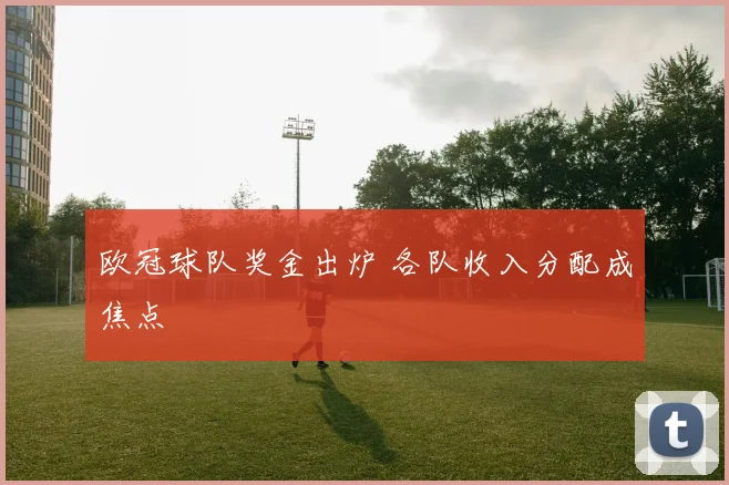欧冠球队奖金出炉 各队收入分配成焦点